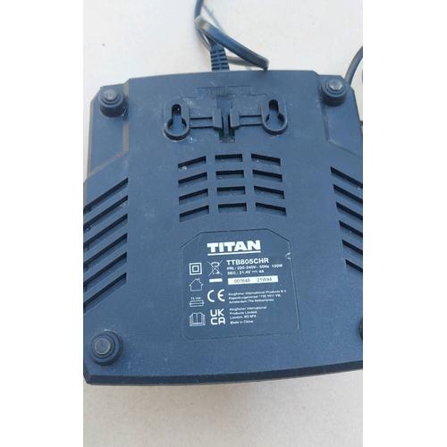 chargeur batterie TITAN TXP 18v