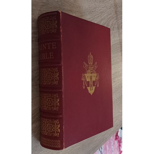 La Sainte Bible Du Chanoine Crampon / Comptoir International Du Livre 1961 / Religion Ancien Et Nouveau Testament / Papes Paul Vi Et Jean Xxiii