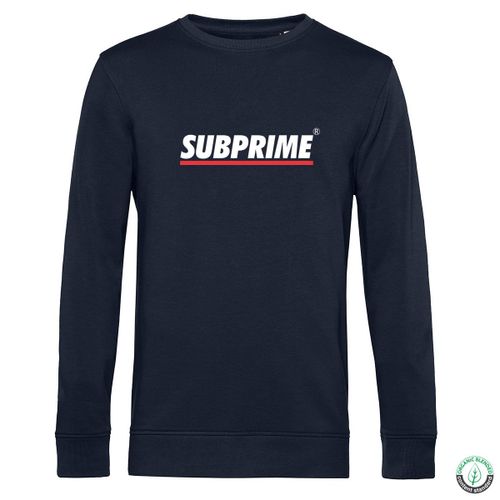 Subprime Sweater Stripe Navy Bleu