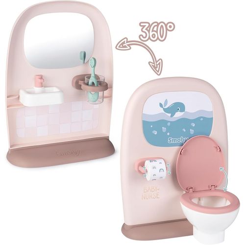 Baby Nurse - Toilettes - Pour Poupons Et Poupées - Apprentissage De L'hygiène - Lavabo Et Brosse À Dents - 220380