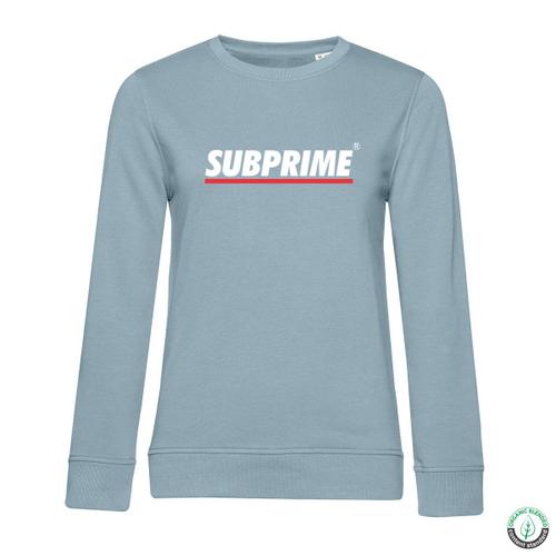 Subprime Sweater Stripe Sky Blue Bleu