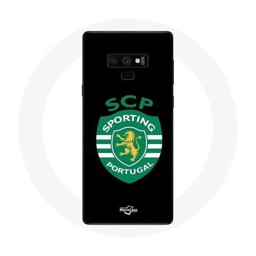 Coque Samsung Galaxy Note 9 Scp Sporting Portugal Fond Noir