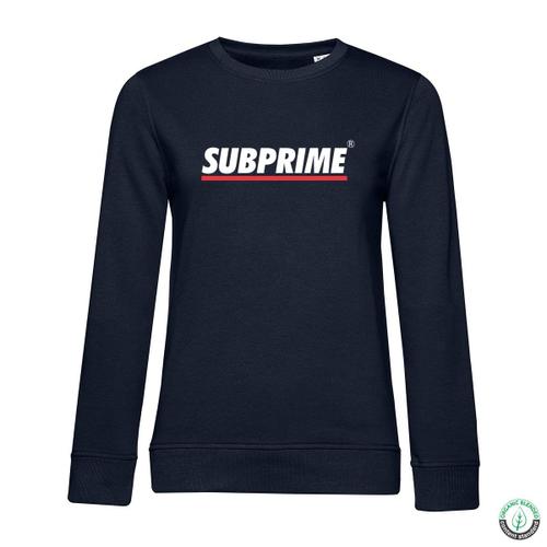 Subprime Sweater Stripe Navy Bleu