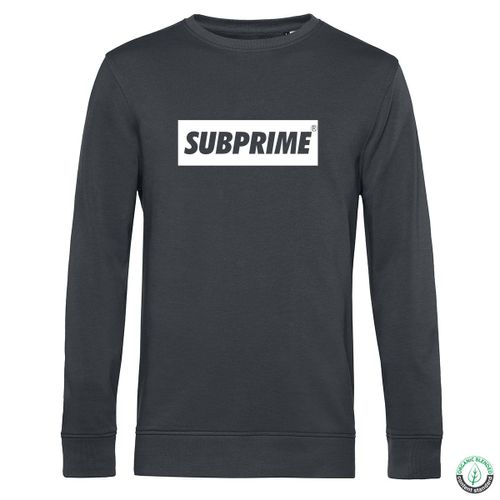 Subprime Sweater Block Antraciet Gris