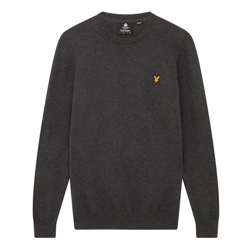 Lyle & Scott Crew Neck Merino Gris