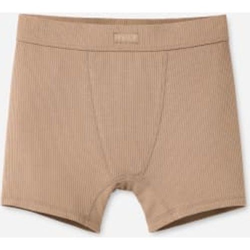 Boxer Côtelé Alexiah In Silver Taupe, Taille S, Polyester