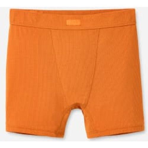 Boxer Côtelé Alexiah In Dark Apricot, Taille M, Polyester