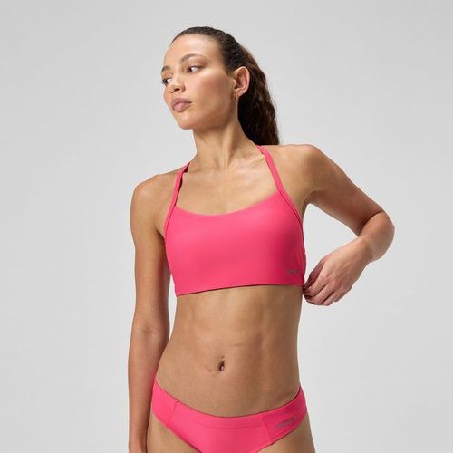 Haut De Bikini Femme Solid Racerback Rouge