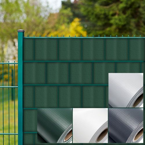 35m Vert Brise-Vue Rouleau Pare-Vent Pvc Occultation Clture Protection Visuelle Jardin 20 Clips