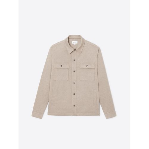 Sweat Col Chemise - Beige 3 - Xl