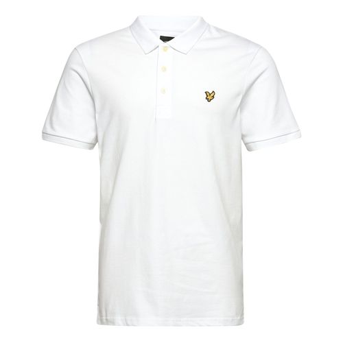 Lyle & Scott Plain Polo Shirt Blanc