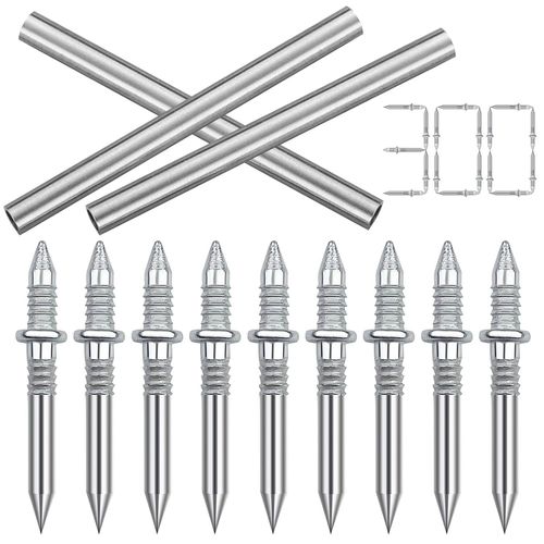 300 Pièces Vis de Sécurité, Invisibles Sans Soudure à Double Tête, Clou, Clous Tapissier, Vis et Fixations, Livré avec 3 Outils à Douilles Spéciaux pour Décoration, Intérieure de la Maison