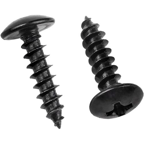 M4 x 20mm 100 Pcs Acier Carbone Tête ronde Vis à bois Cruciformes Tête de Champignon Vis autotaraudeuses