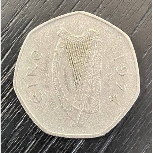 Pièce Irlande 50 Pence, 1974