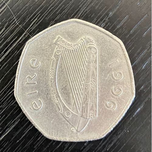 Pièce Irlande 50 Pence, 1996
