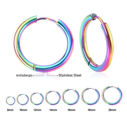 Boucles D'oreilles Créoles En Acier Inoxydable Pour Femmes Et Hommes, Petit Cartilage Rond Doré, Clips Circulaires Simples, Vente En Gros, Générateurs 2023