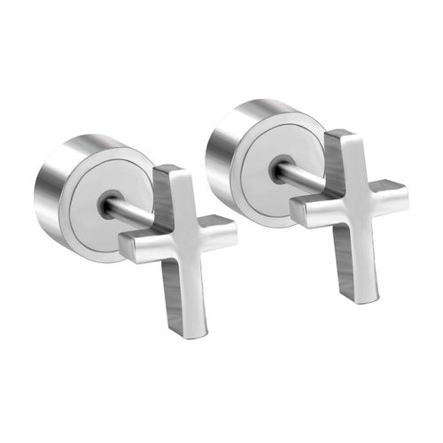 Boucles D'oreilles Piercing Étanches En Acier Inoxydable Plaqué Or Étoile, Goujon Boule, Petit Coeur, Croix, Vente En Gros, Bijoux
