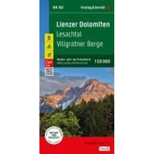 Lienzer Dolomiten, Wander-, Rad- Und Freizeitkarte 1:50.000, Freytag & Berndt, Wk 182