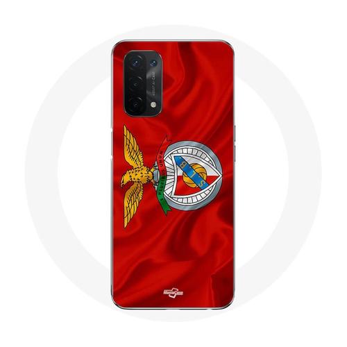 Coque Oppo A54 5g Slb Benfica Fond Rouge