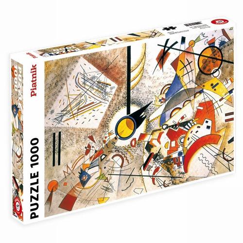 Professor Puzzle Kandinsky - Bustling Aquarelle Puzzle 1000 Pieces