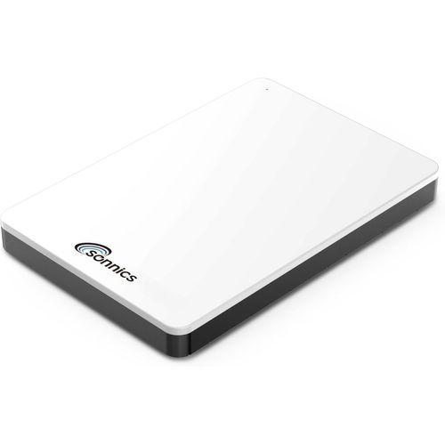 1TB USB 3.1 Type C Externes Portable Durs Disques pour Fenêtres PC, Mac, Smart TV, Xbox One/Série X & PS4 /PS5, Blanc.[G163]