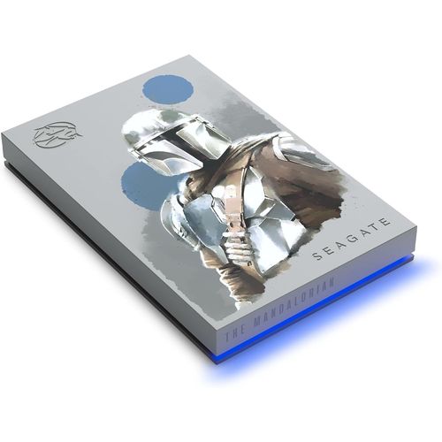 FireCuda 2To Disque dur externe portable, compatible avec PS4, PS5, Xbox One/Series, PC Star Wars Edition Mandalorien, USB 3.2, 3 ans Rescue Services (STKL2000405).[G539]