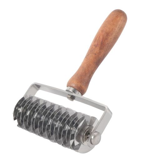Couteau Rouleau Acier Inoxydable Coupe Treillis Pâte