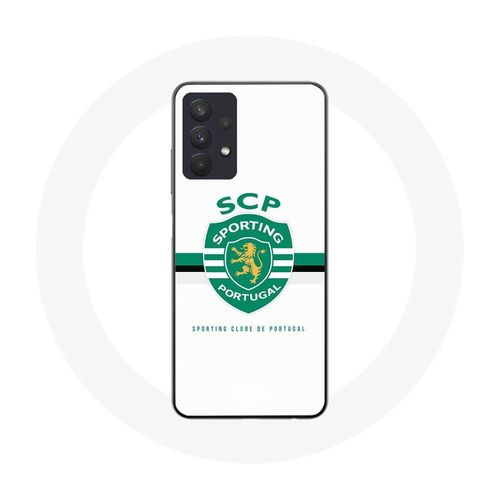 Coque Pour Samsung Galaxy A32 4g Scp Sporting Portugal Fond Blanc