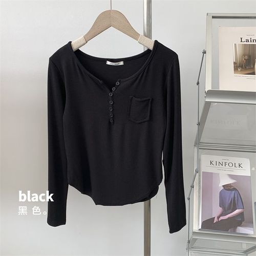 Chemise À Col Roulé Mi-Longue De Couleur Unie Pour Femme En Automne Et En Hiver Avec T-Shirt À Manches Longues Et Haut Tempérament