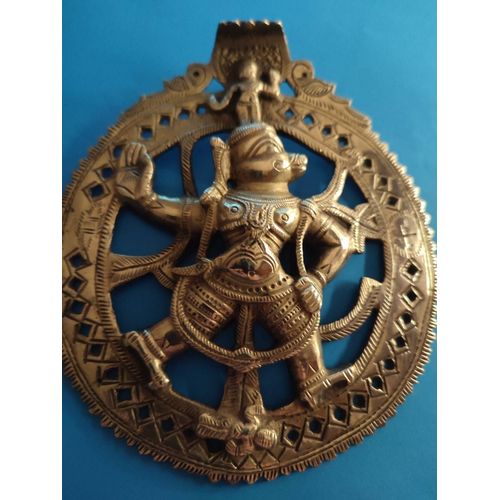 Amulette Hanuman En Bronze