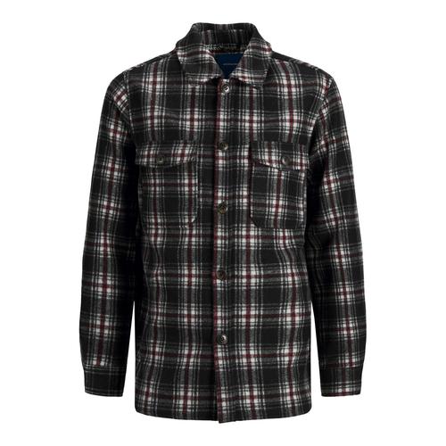 Jack & Jones Jorollie Check Shirt Jacket Ls Noir