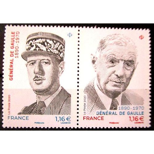 2020. P5444: 130ème Anniversaire De La Naissance De Charles De Gaulle.