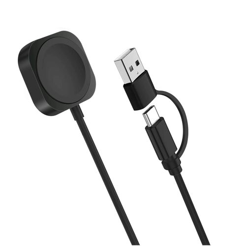 Chargeur De Montre Pour Apple Watch Ultra 2/10/9/8/7/6/5/4, Usb Type C, Câble De Chargement Sans Fil Portable-Style B Black