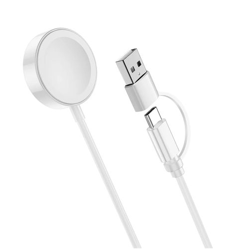 Chargeur De Montre Pour Apple Watch Ultra 2/10/9/8/7/6/5/4, Usb Type C, Câble De Chargement Sans Fil Portable-Style A White