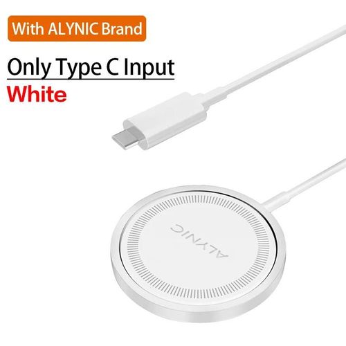 Chargeur Sans Fil Magnétique 30w, Support De Charge Rapide Pour Iphone 15 14 13 12pro Max Airpods Pd Usb A, Station D'accueil Pour Chargeurs De Téléphone-White Pd Port Only