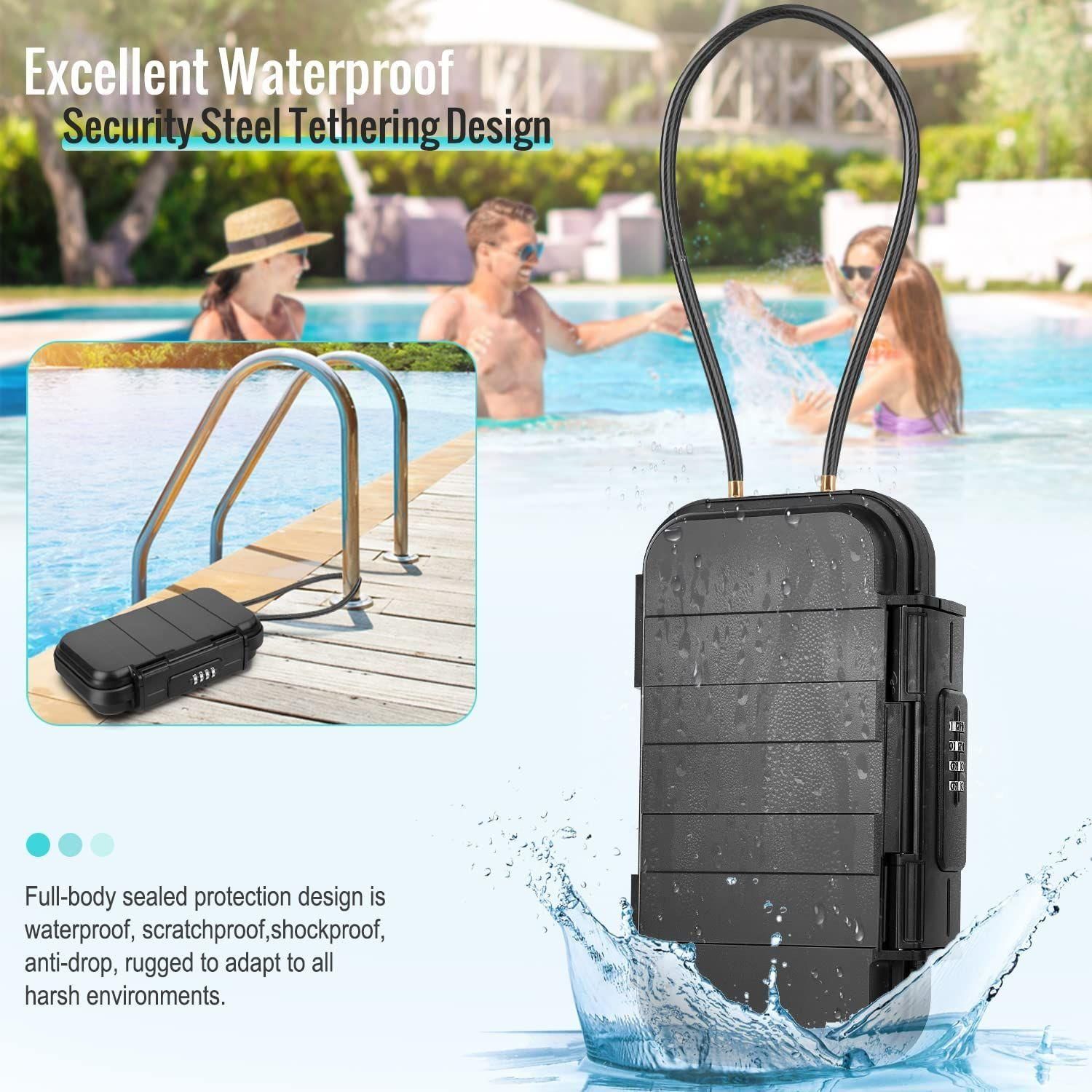 Coffre-fort portable �tanche avec code et c�ble - 5
