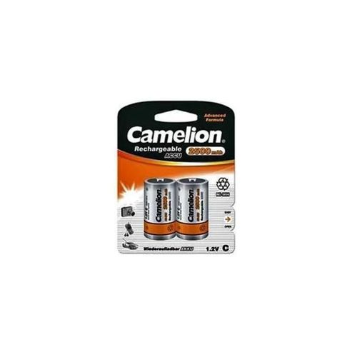 Pack de 2 piles rechargeables Camelion C Baby 2500mAh
