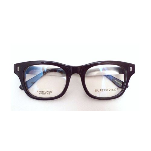 Monture De Vue/ Lunette Plastique Violet Et Métal Argenté- Neuf- Super Visor
