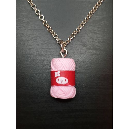 Collier Fantaisie "Papillon" Rose