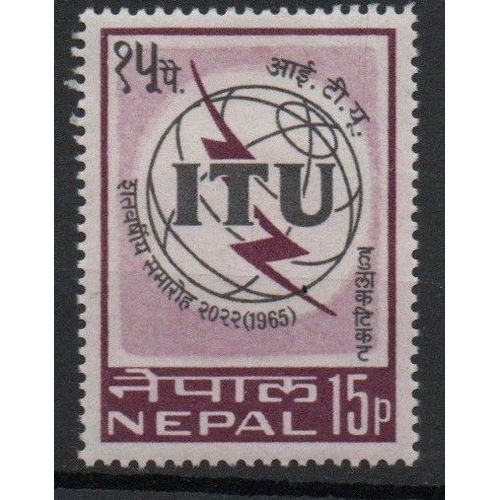 Népal Timbres Union Internationale Des Télécommunications 1965