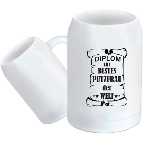 Tasse À Café Diplôme Femme De Ménage Le Monde - Chope À Bière, 500 Ml.[G335]