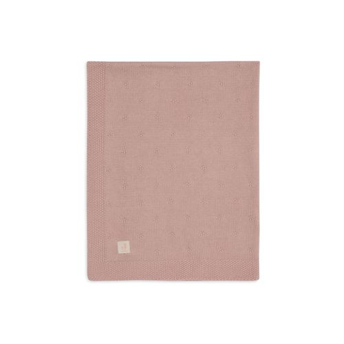 Couverture Berceau 75x100 Cm Cosy Knit Wild Rose - Jollein