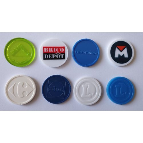 Lot 8 Jetons De Caddie - Jamais Servi