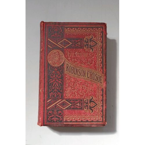 Aventures De Robinson Crusoé Traduit De L'anglais De Daniel De Foe.Nouvelle Édition Avec Une Préface Sur Daniel Defois Illustré De 12 Gravures Par Emile Bayard Paris Bernardin-Béchet Et Fils Librairie