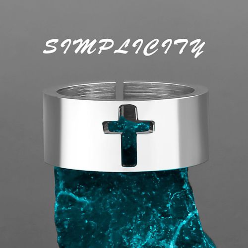 Bague Noire En Acier Inoxydable Pour Hommes Et Femmes, Bijoux De Motard, Cadeau De Créativité, Simple, Punk, Rétro, Couple, Amoureux, Garçon, Petite Amie, Vente En Gros