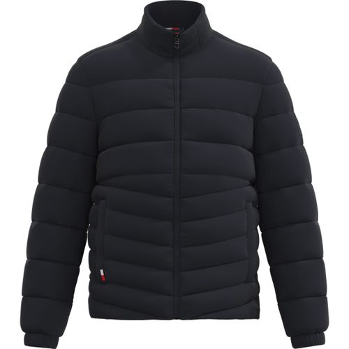 Tommy Hilfiger Branded Collar Jacket Bleu
