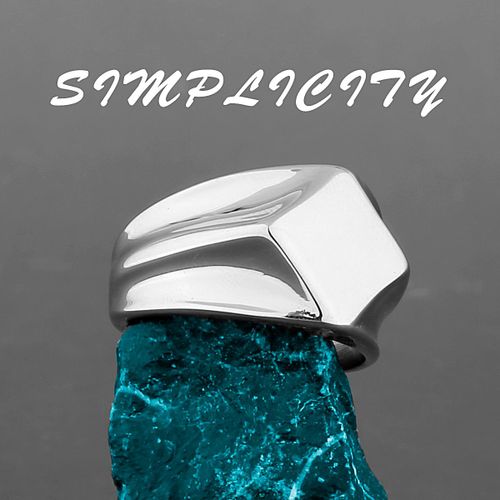 Bague Noire En Acier Inoxydable Pour Hommes Et Femmes, Bijoux De Motard, Cadeau De Créativité, Simple, Punk, Rétro, Couple, Amoureux, Garçon, Petite Amie, Vente En Gros