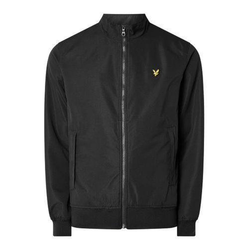 Lyle & Scott Mesh Backed Funnel Neck Jacket Noir