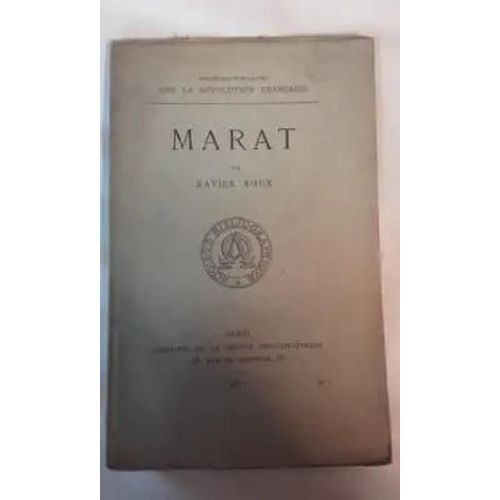 Brochure Populaire Sur La Révolution Française N° 3. Marat.