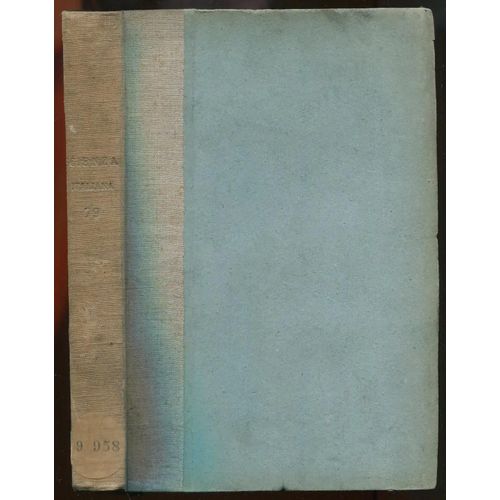 La Scienza Italiana. Periodico Di Filosofia, Medicina E Scienze Naturali - Anno Iv Vol. I